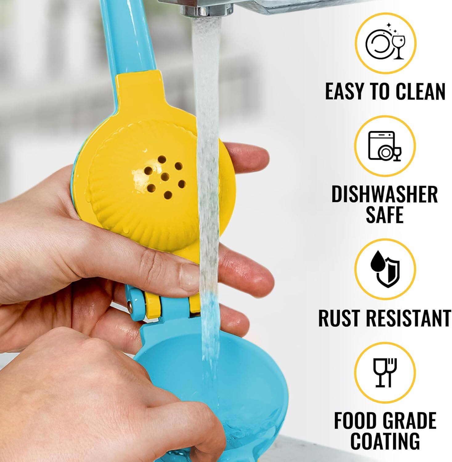 - Easy to Clean
- Dishwasher Safe
- Rust Resistant
- Food Grade Coating