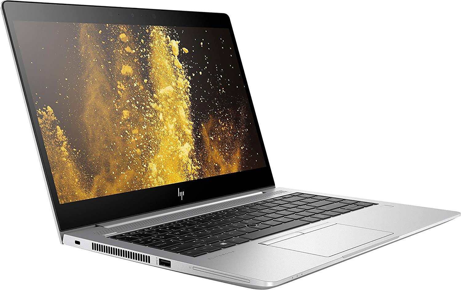Angle. HP - EliteBook 840 G6 14" Refurbished Laptop - Intel 8th Gen Core i5 with 32GB Memory - Intel UHD Graphics - 512GB SSD - Silver.