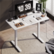 Alt View 14. Bestier - Convertible Standing Desk with 3-Height Memory Presets - White.