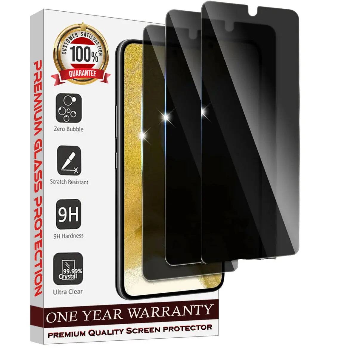 CUSTOMER 100% SATISFACTION GUARANTEE  
PREMIUM Zero Bubble GLASS Scratch Resistant  
9H Hardness  
9H Hardness  
99.99% Clear  
ONE YEAR WARRANTY  
PREMIUM QUALITY SCREEN PROTECTOR