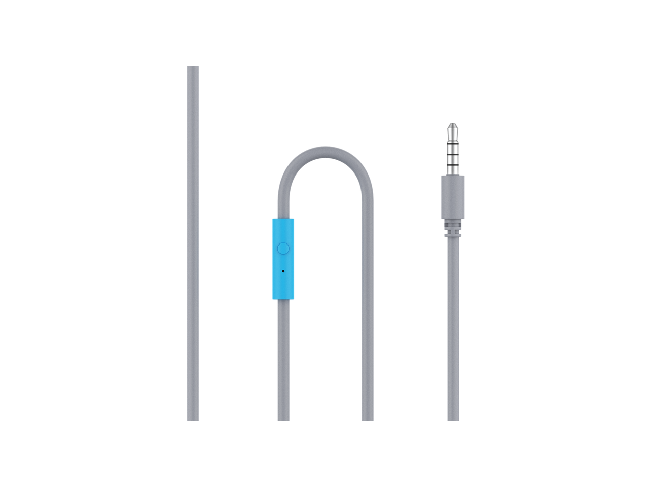 Alt View 3. Belkin - Belkin SoundForm Mini Blue Wired On-Ear Headphones for Kids AUD004BTBL.