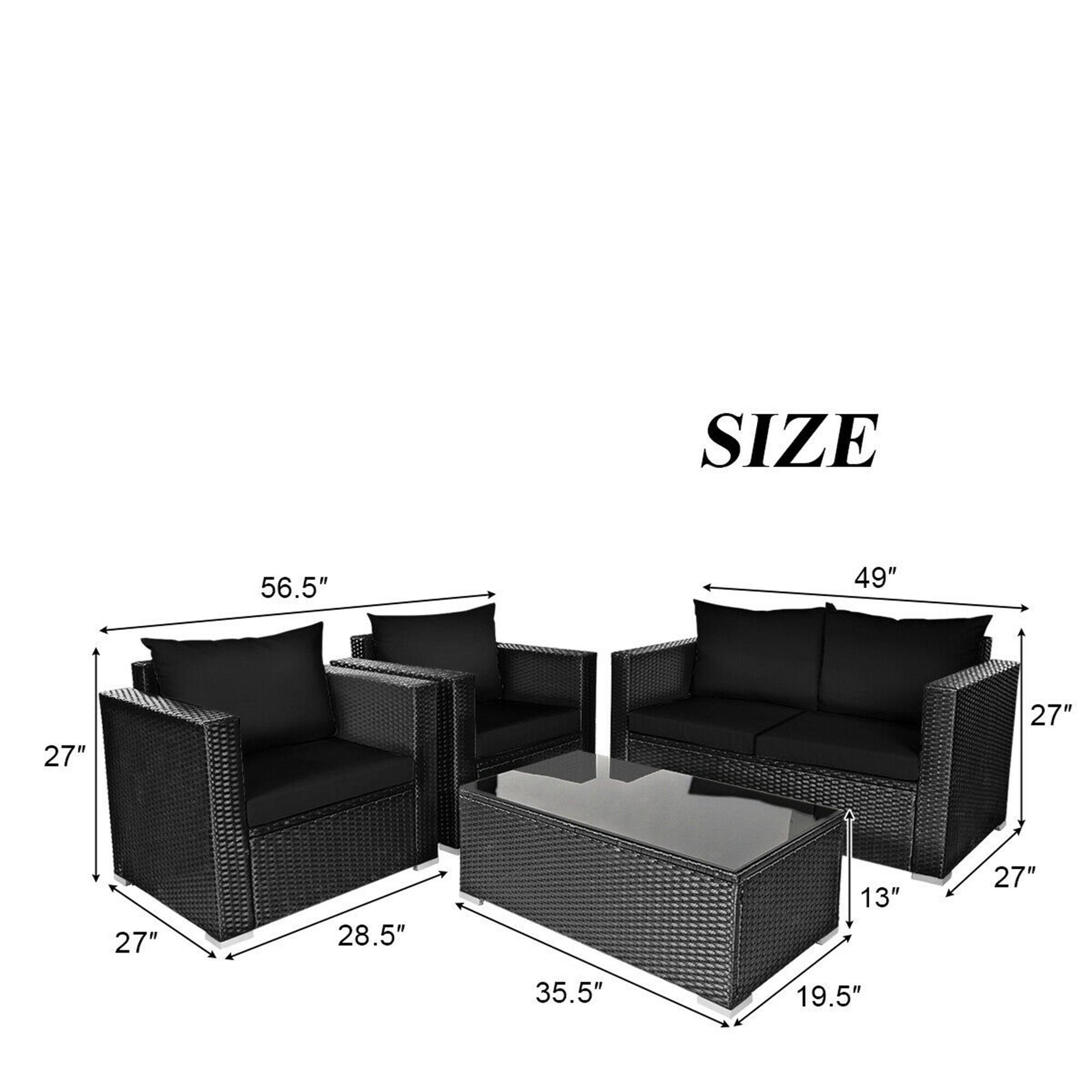 SIZE  
56.5" 49" 27" 27" 27" 28.5" 13" 27" 35.5" 19.5"