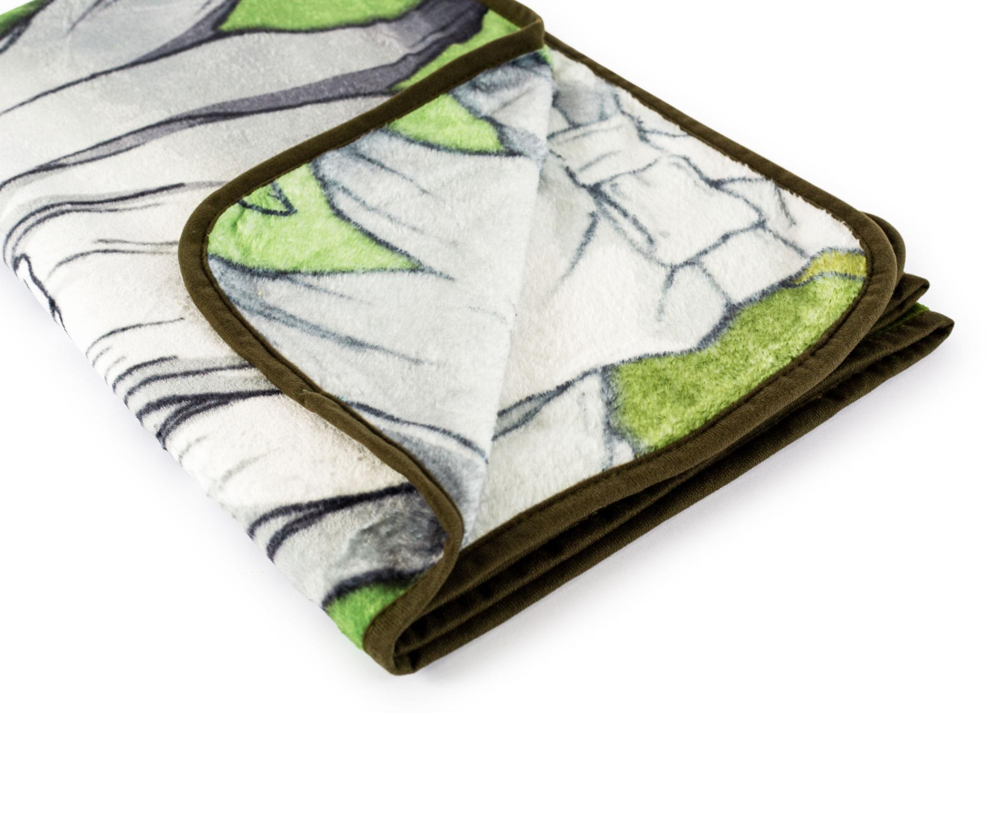 Alt View 10. Just Funky - Dr. Stone Senku Ishigami Fleece Throw Blanket | 45 x 60 Inches - Green.