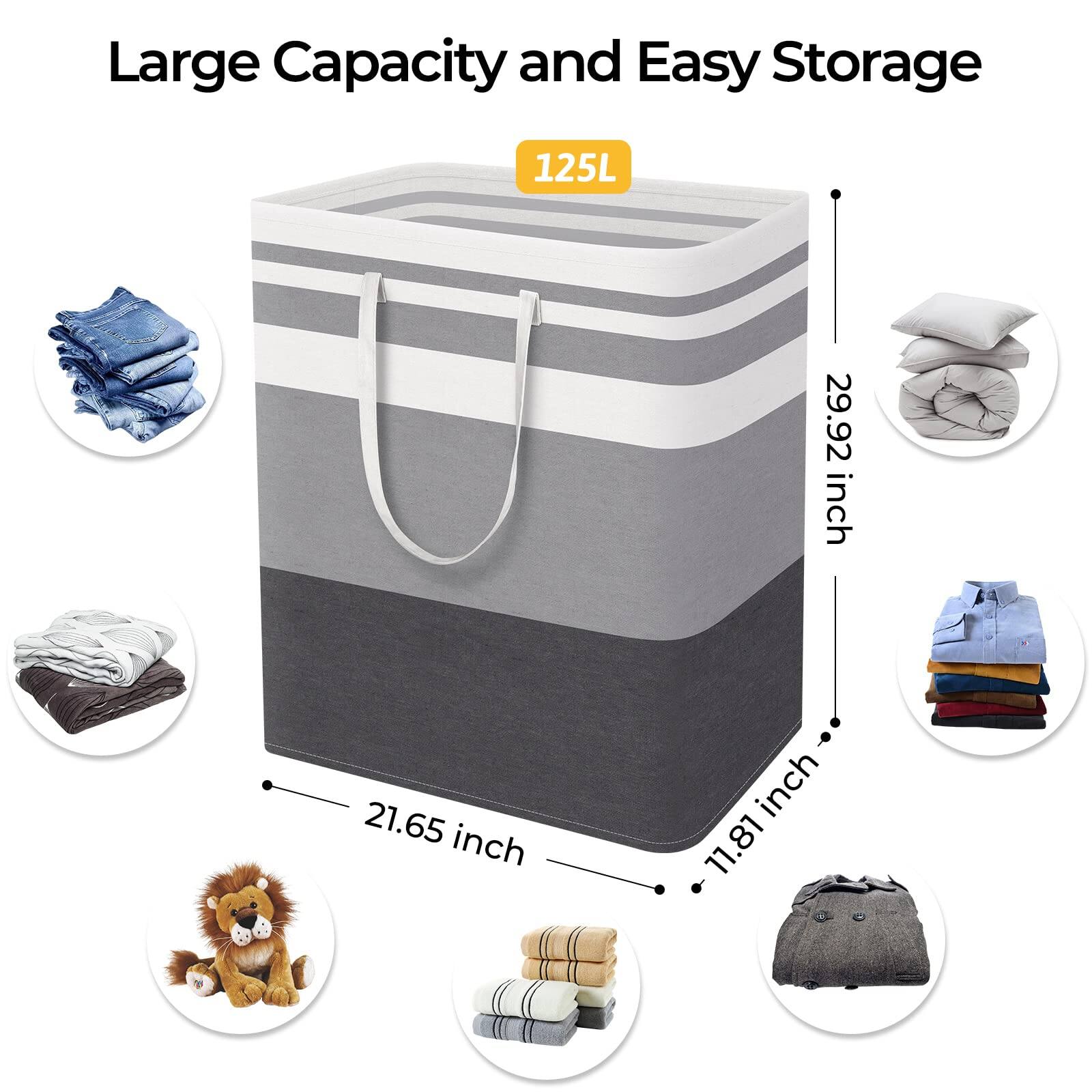Large Capacity and Easy Storage

125L

29.92 inch

21.65 inch

11.81 inch