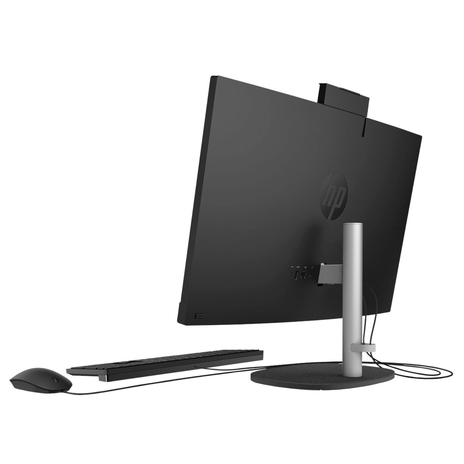 Alt View 2. HP - 27-CR2000T 27" FHD IPS Intel Core Ultra 5 225U 1.5 GHz 16GB DDR5 512GB SSD Intel UHD Windows 11 Home All-in-One Desktop - Black.