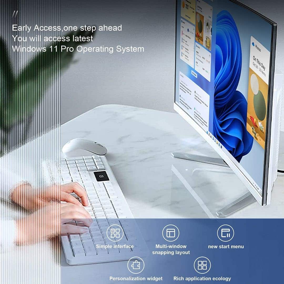// TO Early Access, one step ahead
You will access the latest Windows 11 Pro Operating System. On this OS, you will find:
- A simple interface
- Multi-window snapping layout
- New start menu
- Personalization widget
- Rich application ecology