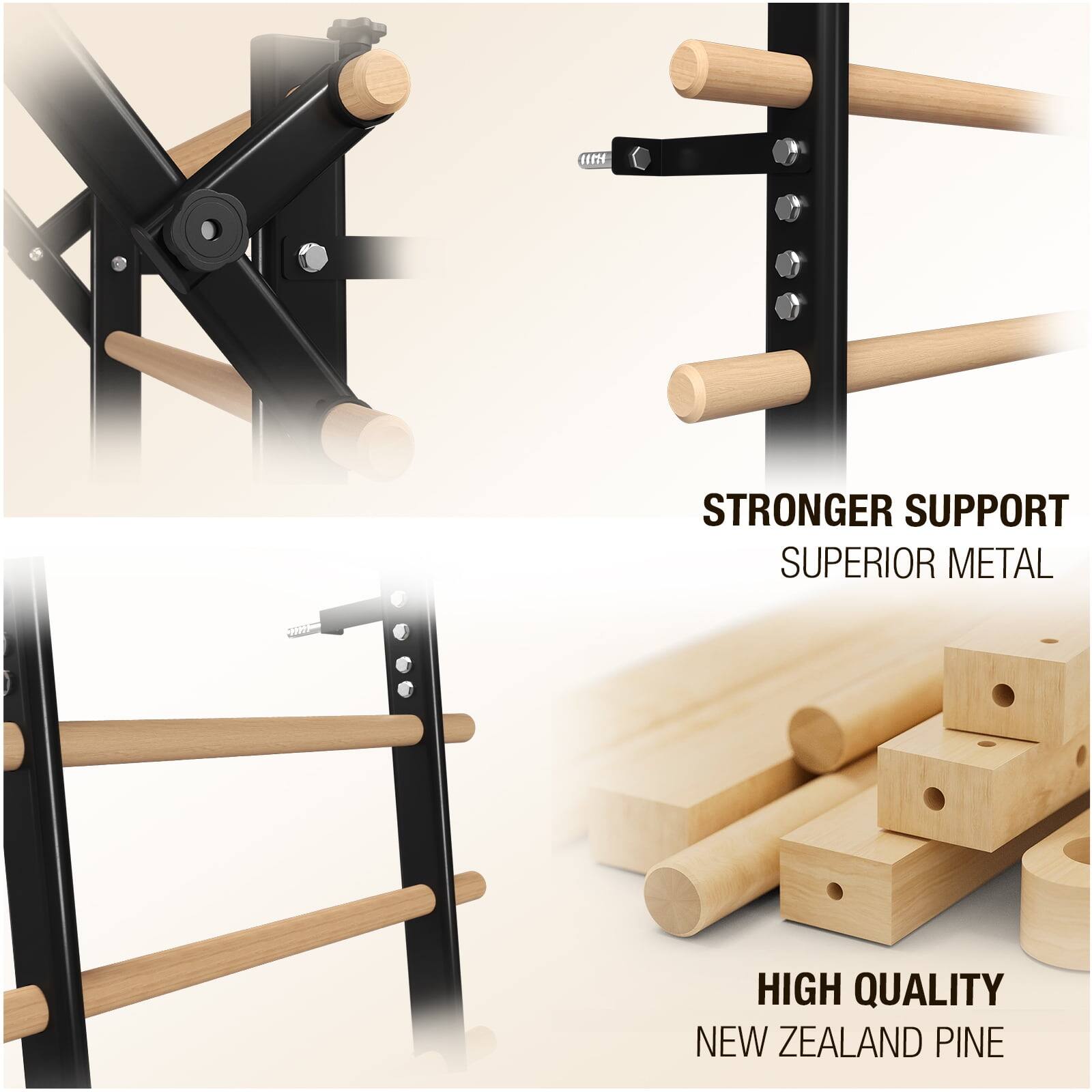 STRONGER SUPPORT  
SUPERIOR METAL  

HIGH QUALITY  
NEW ZEALAND PINE