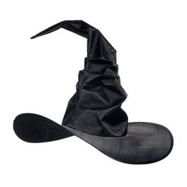 Underwraps - Curved Witch Hat Adult Costume Accessory - Black