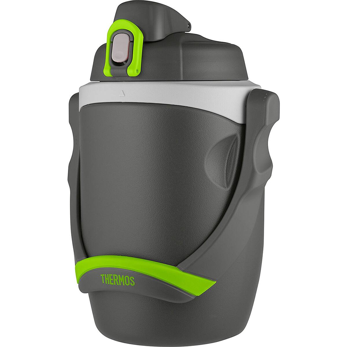 Alt View 1. Thermos - Thermos 64 oz. Foam Insulated Flip-Up Lid Water Bottle with Handle - Charcoal - Gray.