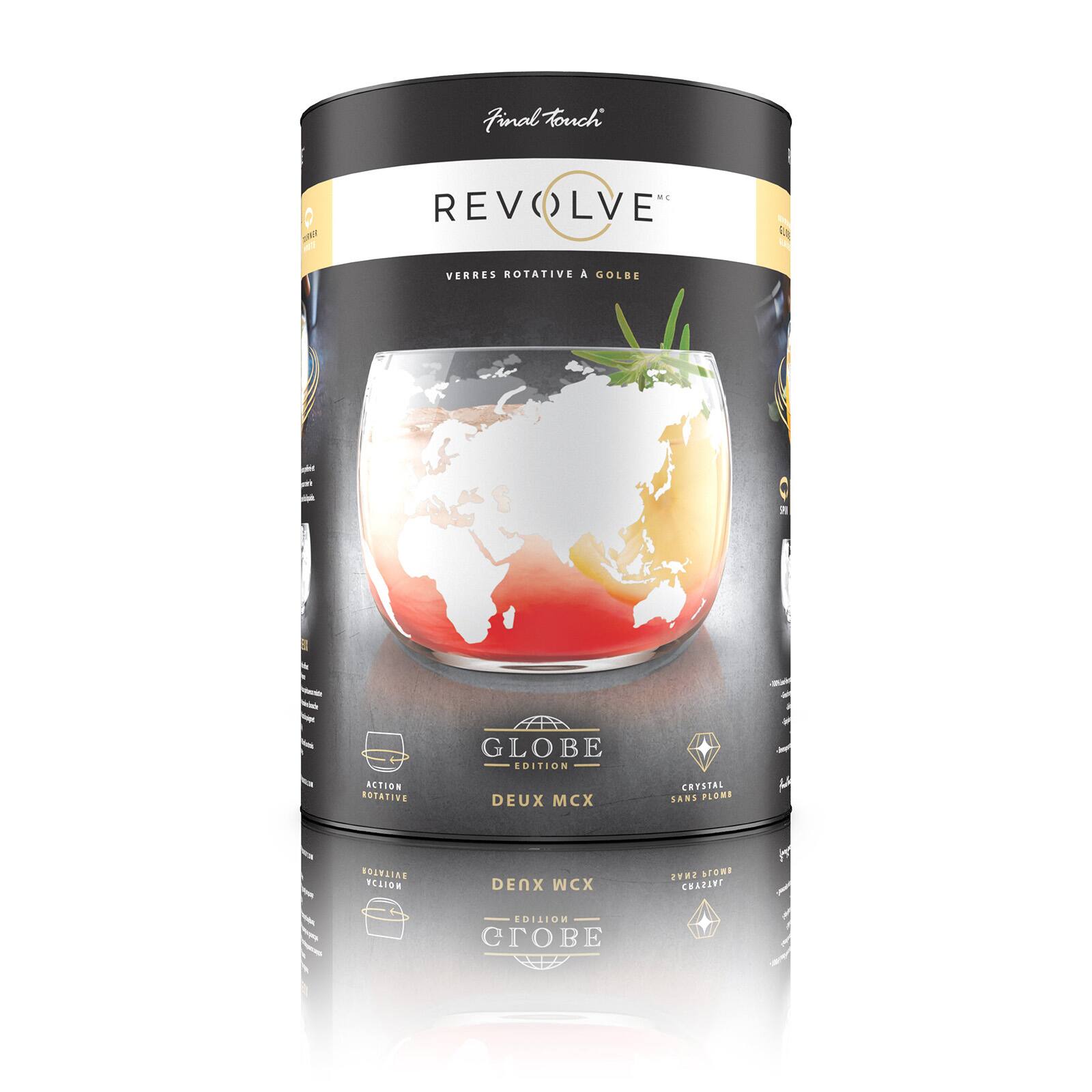 Final Touch  
REVOLVE  
VERRES ROTATIVES À GLOBE  
ml  
ACTION ROTATIVE  
GLOBE EDITION DEUX MCX  
CRYSTAL SANS PLOMB  
- Wille #  
ROTATIVE ACTION  
DEUX WCX  
SANS PLOMB CRYSTAL  
EDITION GLOBE