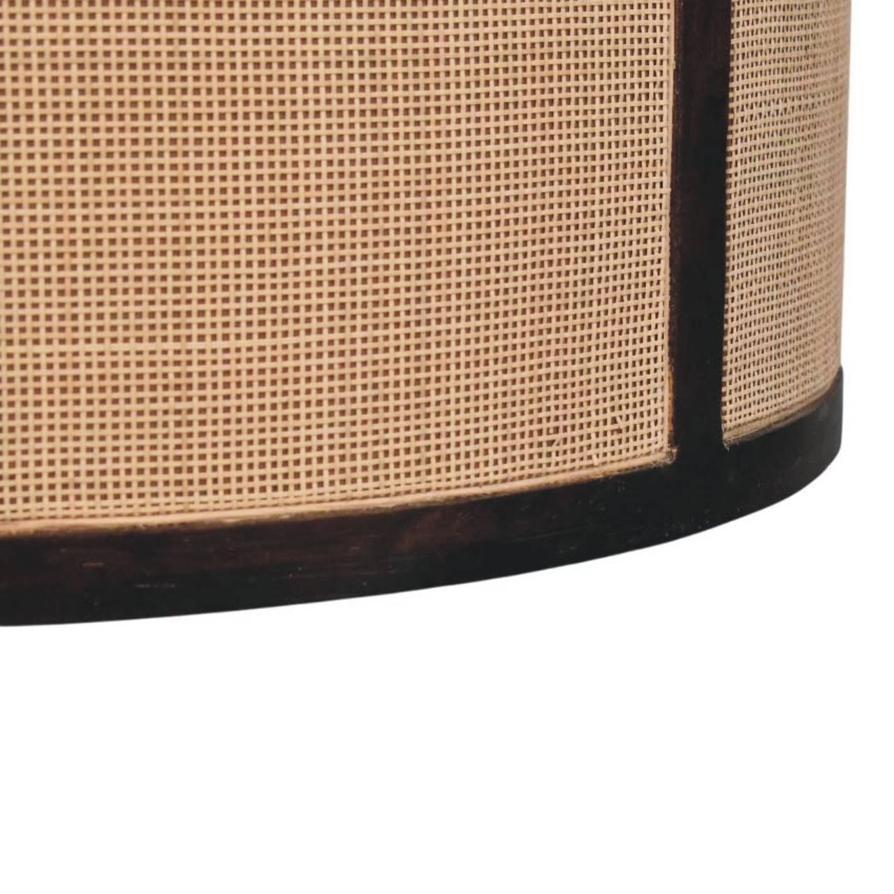 Alt View 4. Artisan Furniture - Artisan Furniture Solid Wood Monaco Round Rattan Centerpiece - Brown.