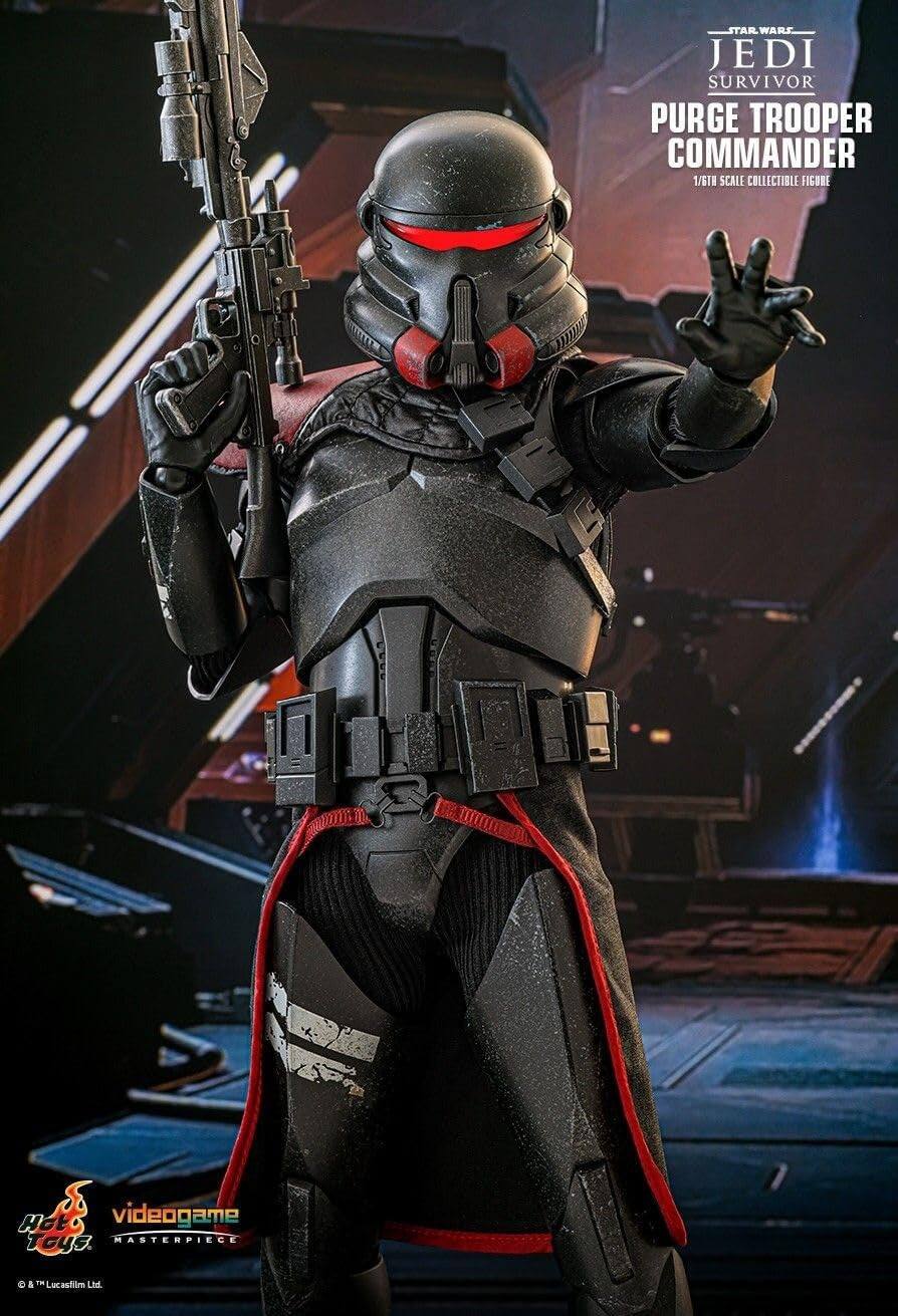 STAR WARS JEDI SURVIVOR PURGE TROOPER COMMANDER 1/6TH SCALE COLLECTIBLE FIGURE  
J videogame  
Hot TOYS  
MASTERPIECE  
© & ™ Lucasfilm Ltd