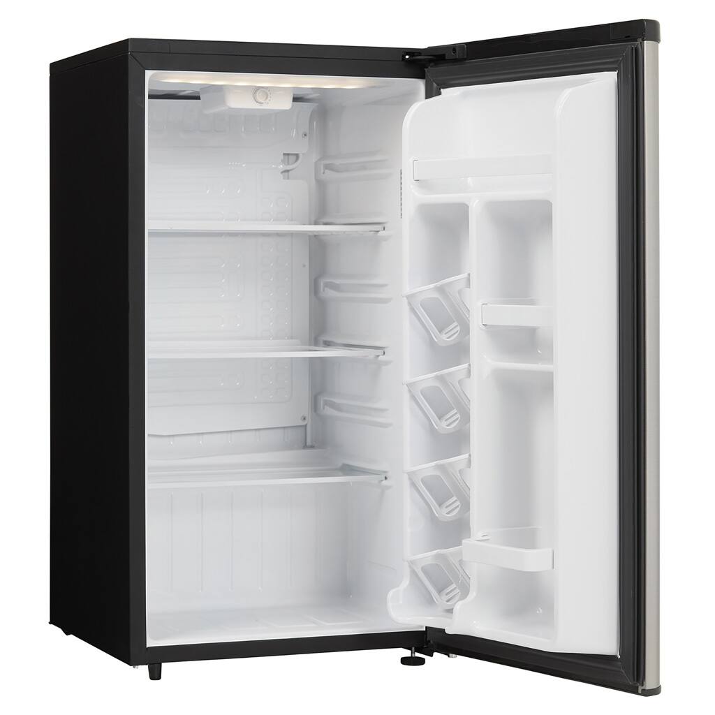 Alt View 2. Danby - 3.3 cu. ft. Contemporary Classic Compact Fridge - Stainless Steel Look.
