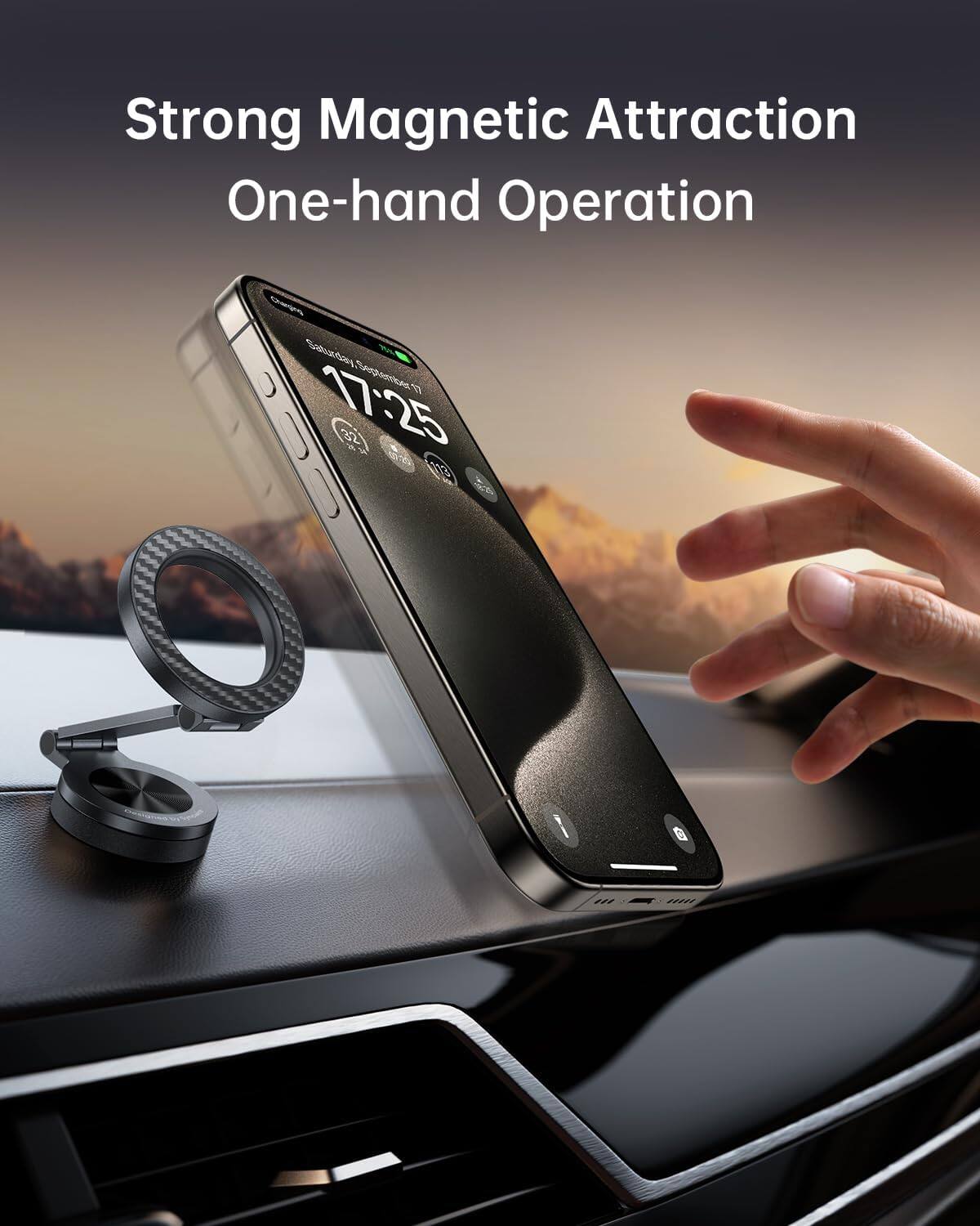 Strong Magnetic Attraction  
One-hand Operation  

Saturday September 17  
17:25  
32°  
113