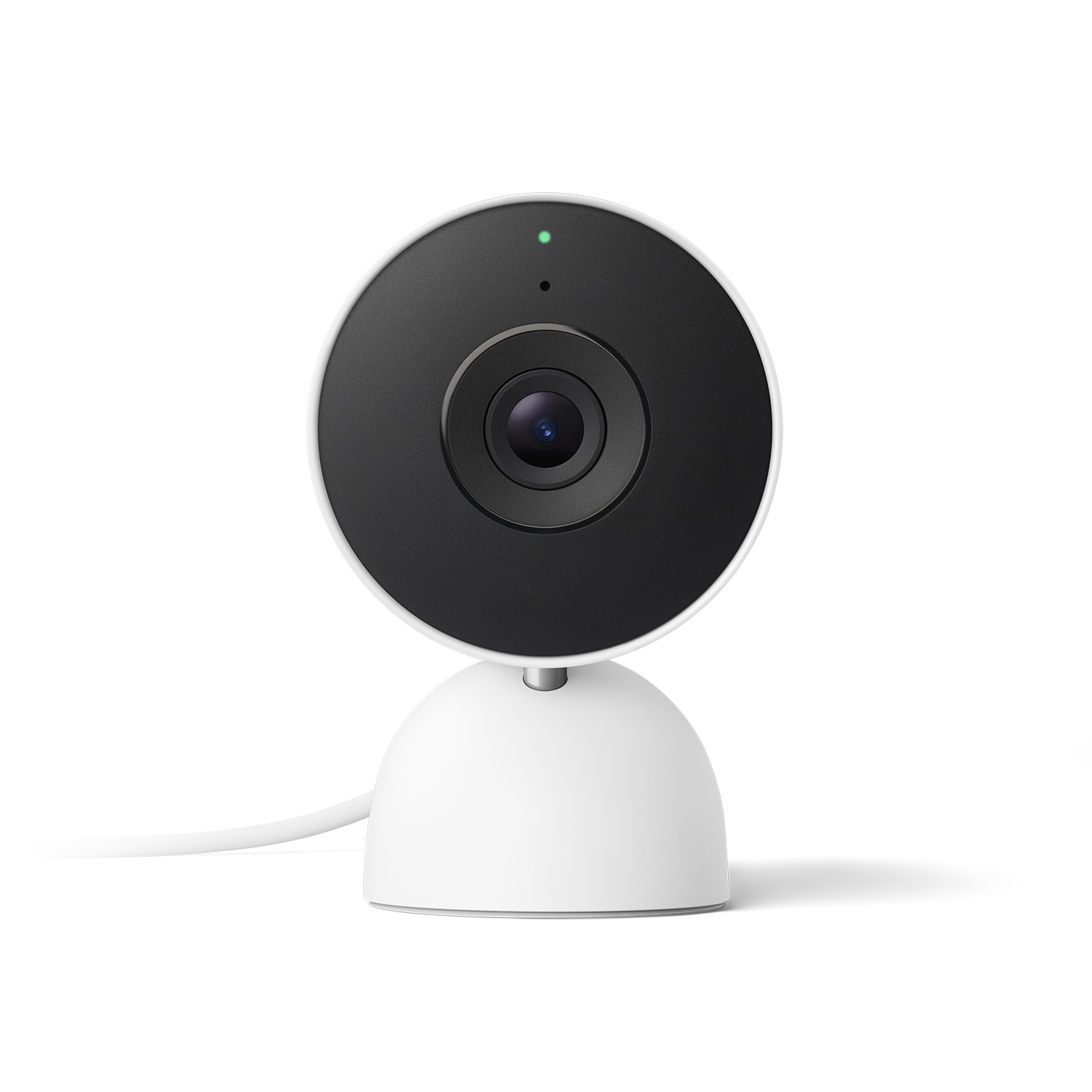 Google - Nest Cam Indoor (wired, 3rd gen) - Latest Model - 2K Video and Gemini - Snow - Front_Zoom