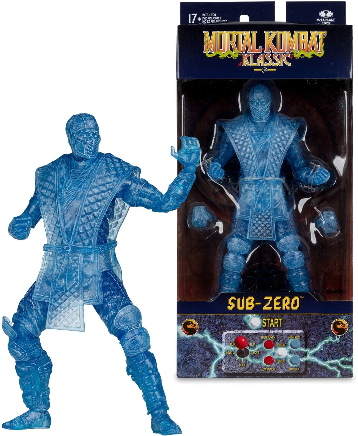 "McFarlane Toys - Mortal Kombat - Klassic - Sub-Zero (Ice Clone) 7"" Action Figure - COLLECTIBLES - Multicolor" price history on PriceWatchPro