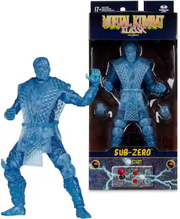 McFarlane Toys - Mortal Kombat - Klassic - Sub-Zero (Ice Clone) 7" Action Figure - COLLECTIBLES - Multicolor
