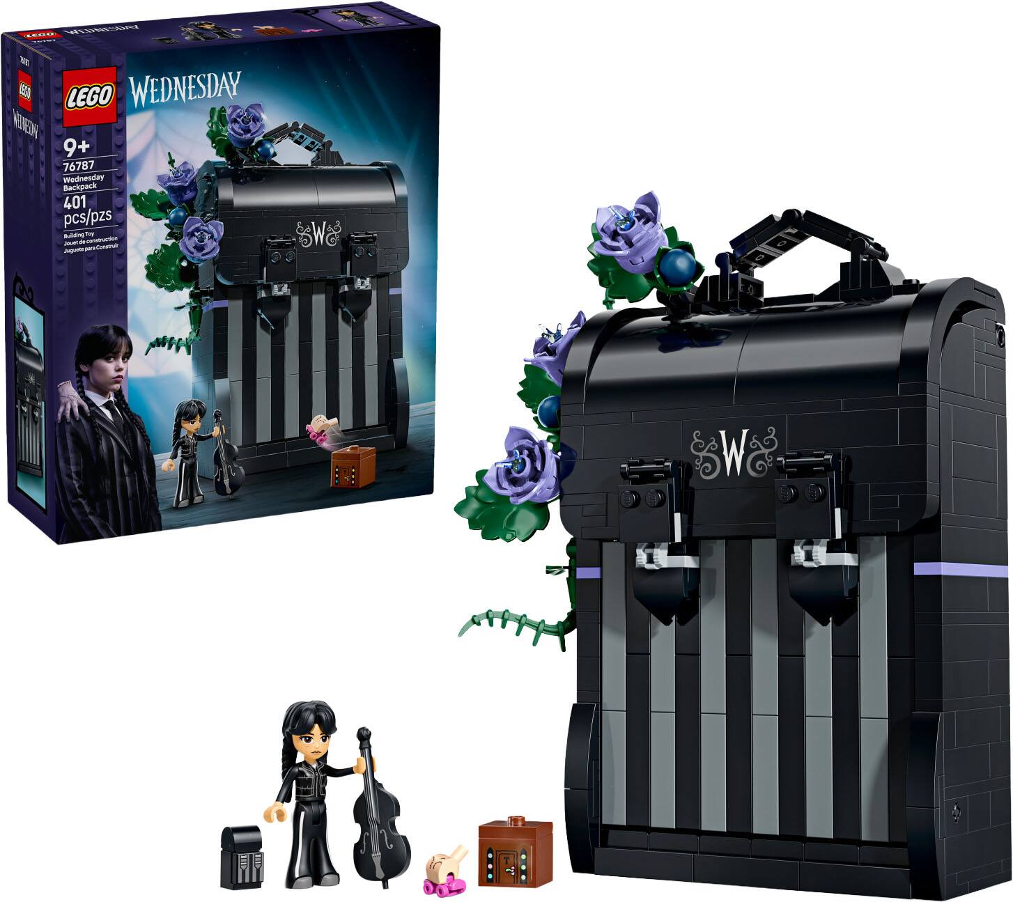 WEDNESDAY  
LEGO LEGO WEDNESDAY WEDNESDAY 9+ 76787 Wednesday Backpack 401 pcs/pzs Building TOT de construction grais Construll Auguato