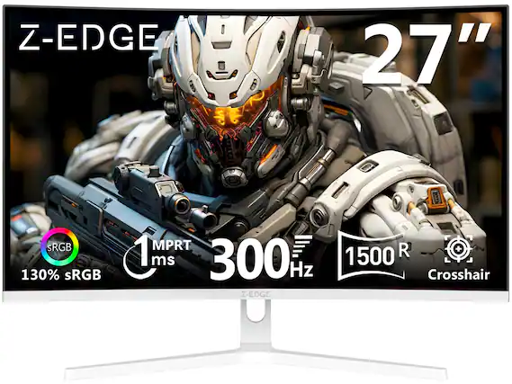 Z-EDGE K 27"
sRGB
130% sRGB
1 ms
300 Hz
MPRT
1500 R
Crosshair