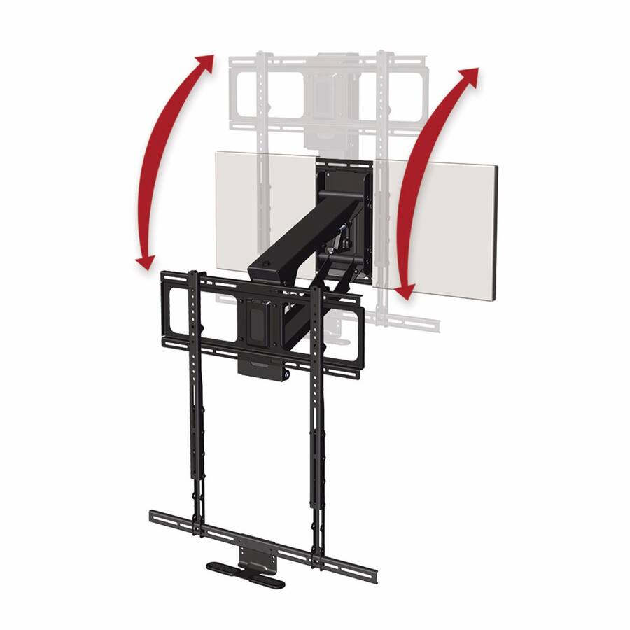MantelMount Pull Down TV Wall Mount for Most 45