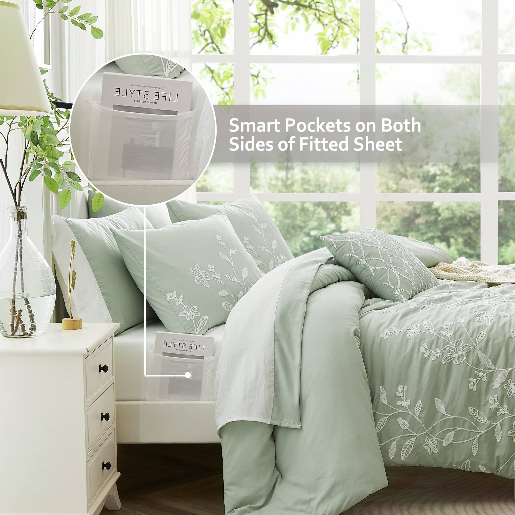 - STYLE LIFE
- Smart Pockets on Both Sides of Fitted Sheet