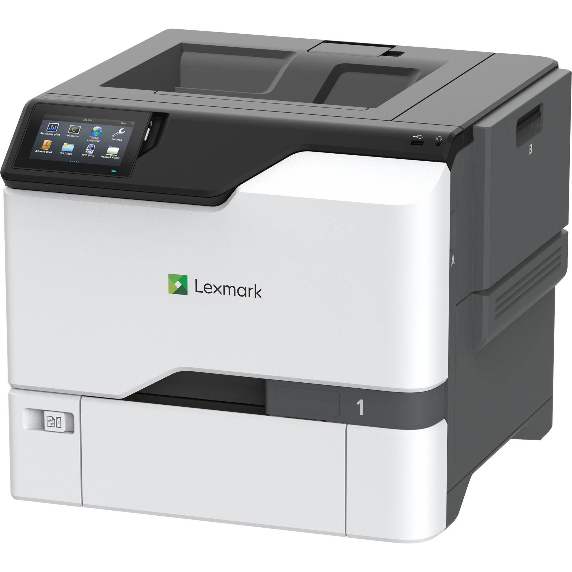Alt View 2. Lexmark - Lexmark CS730de Desktop Wired Laser Printer - Color - 40 ppm Mono / 40 ppm Color - 2400 x 600 dpi Print - Automatic - Unknown.
