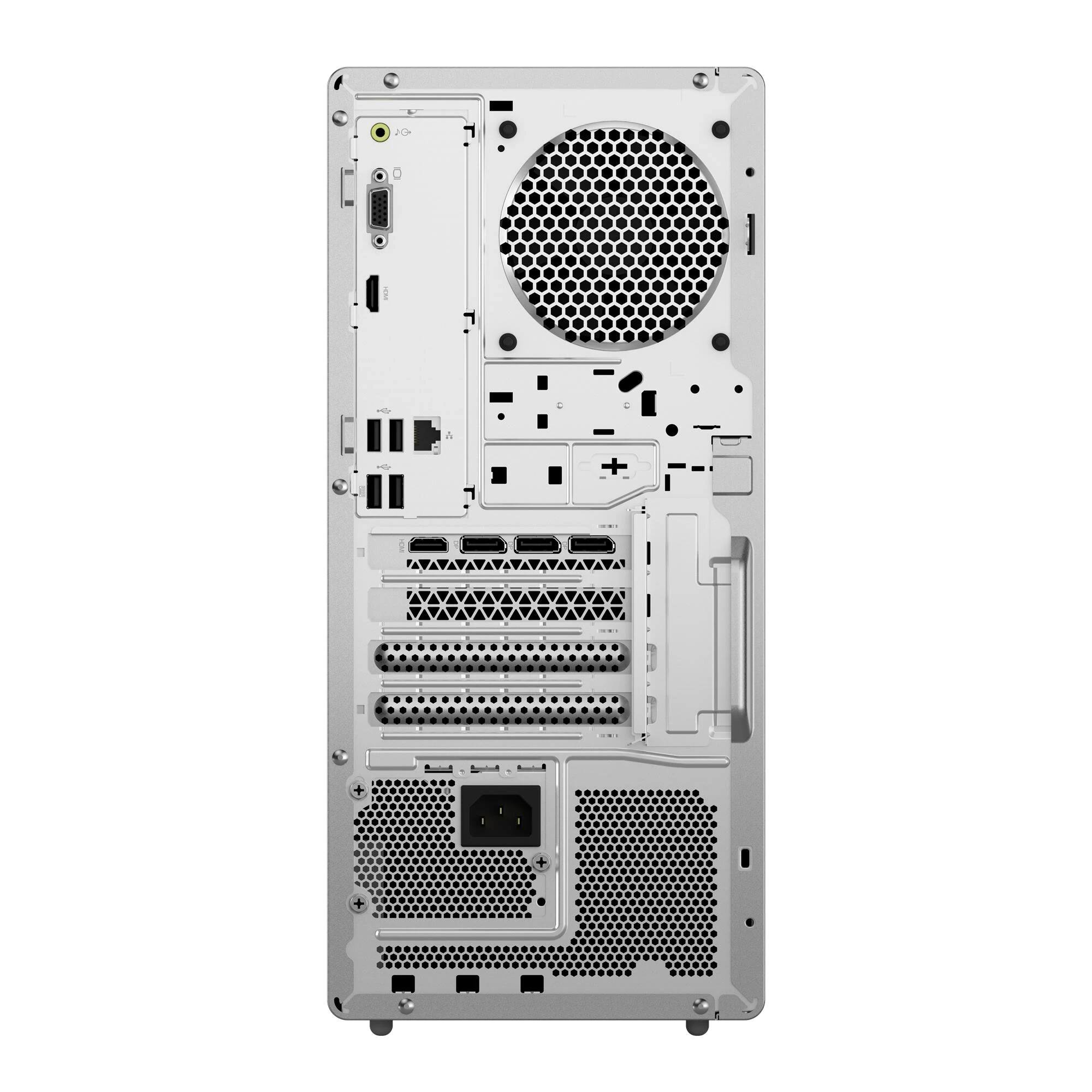 Alt View 3. Lenovo - Lenovo Ideacentre Tower 17Ias10 Tower PC Intel Ultra 5 225 16GB RAM 512GB SSD W11P - Cloud Grey.