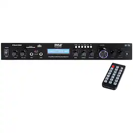 Pyle - Pda7bu Home Theater Audio Receiver With Bluetooth - Black