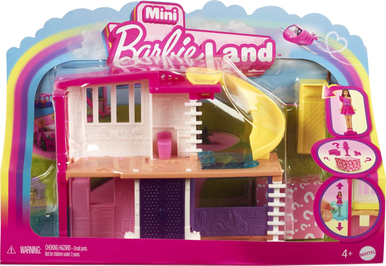 Mattel - Barbie Mini BarbieLand House with Surprise, 3 - COLLECTABLES - Multicolor