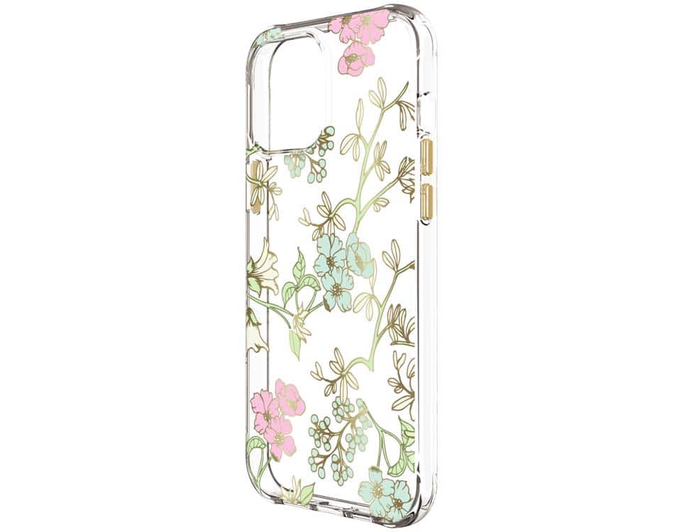 Front. Body Glove - Karma By Body Glove Built In Antimicrobial Protection Pastel Floral  For iphone 13 Pro Max/iphone 12 Pro Max - Pastel Floral.