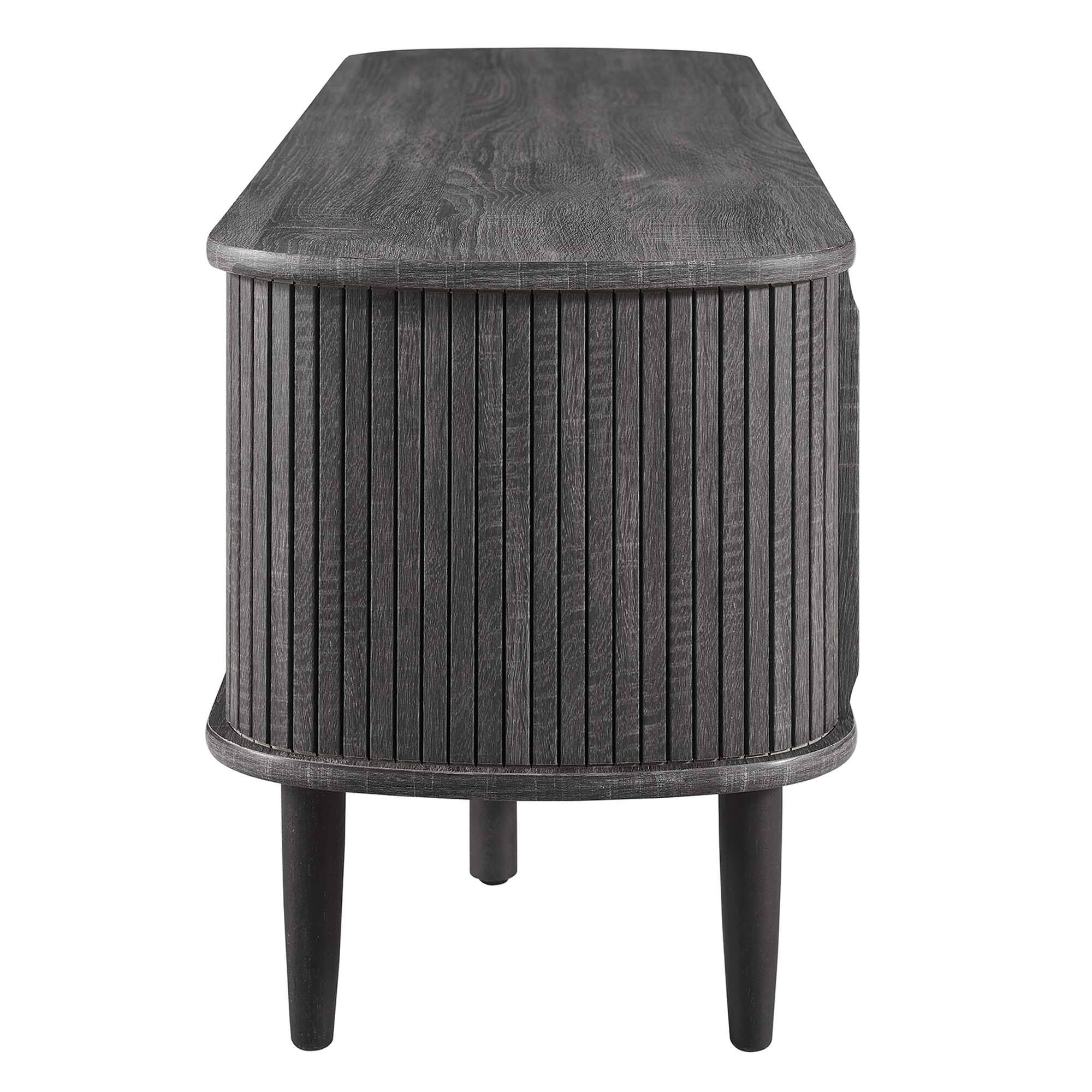 Back. Modway - Contour 55" TV Stand by Modway - Charcoal.