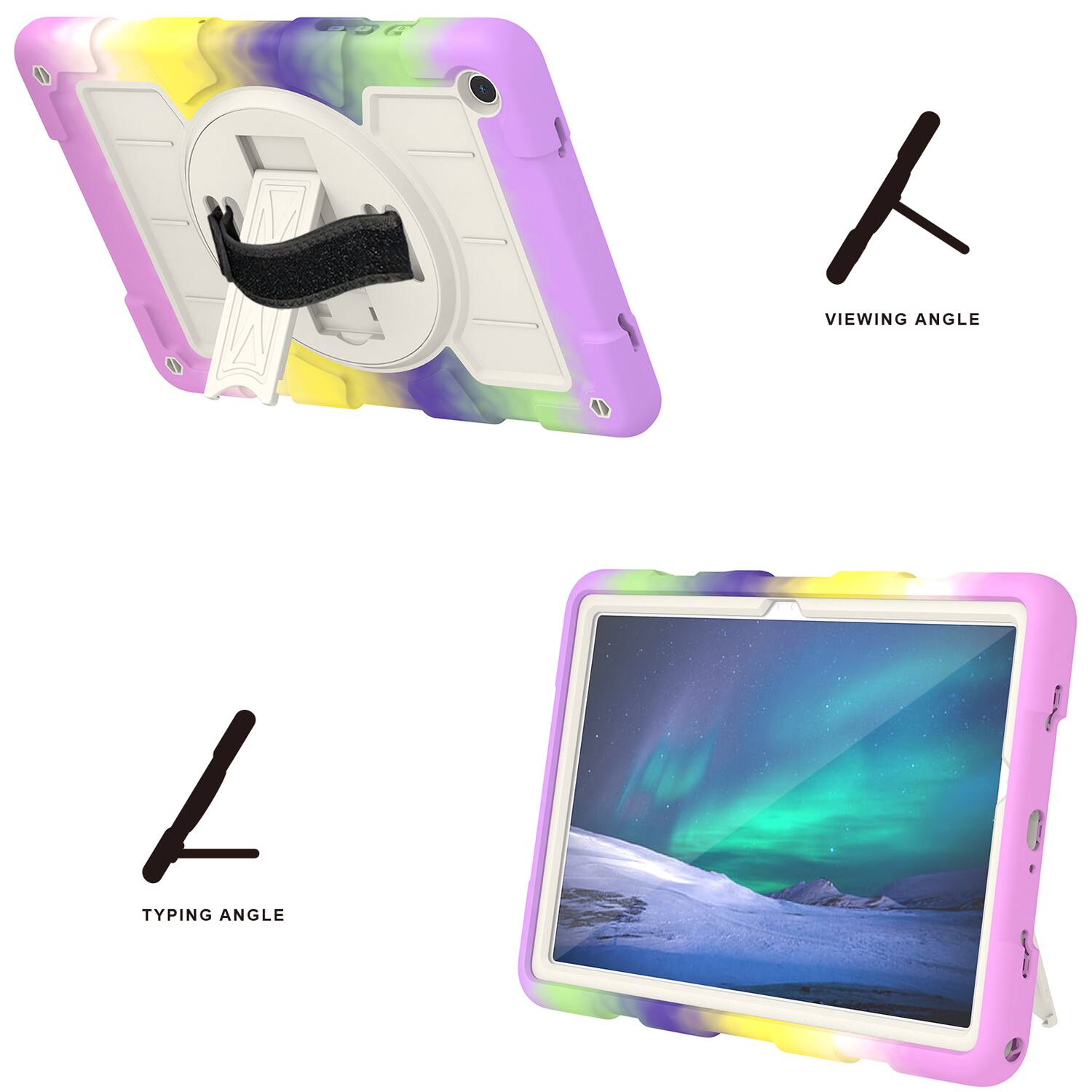 VIEWING ANGLE  
TYPING ANGLE