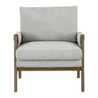 OSP Home Furnishings - Faber Wood Frame Armchair - Smoke - Front_Zoom