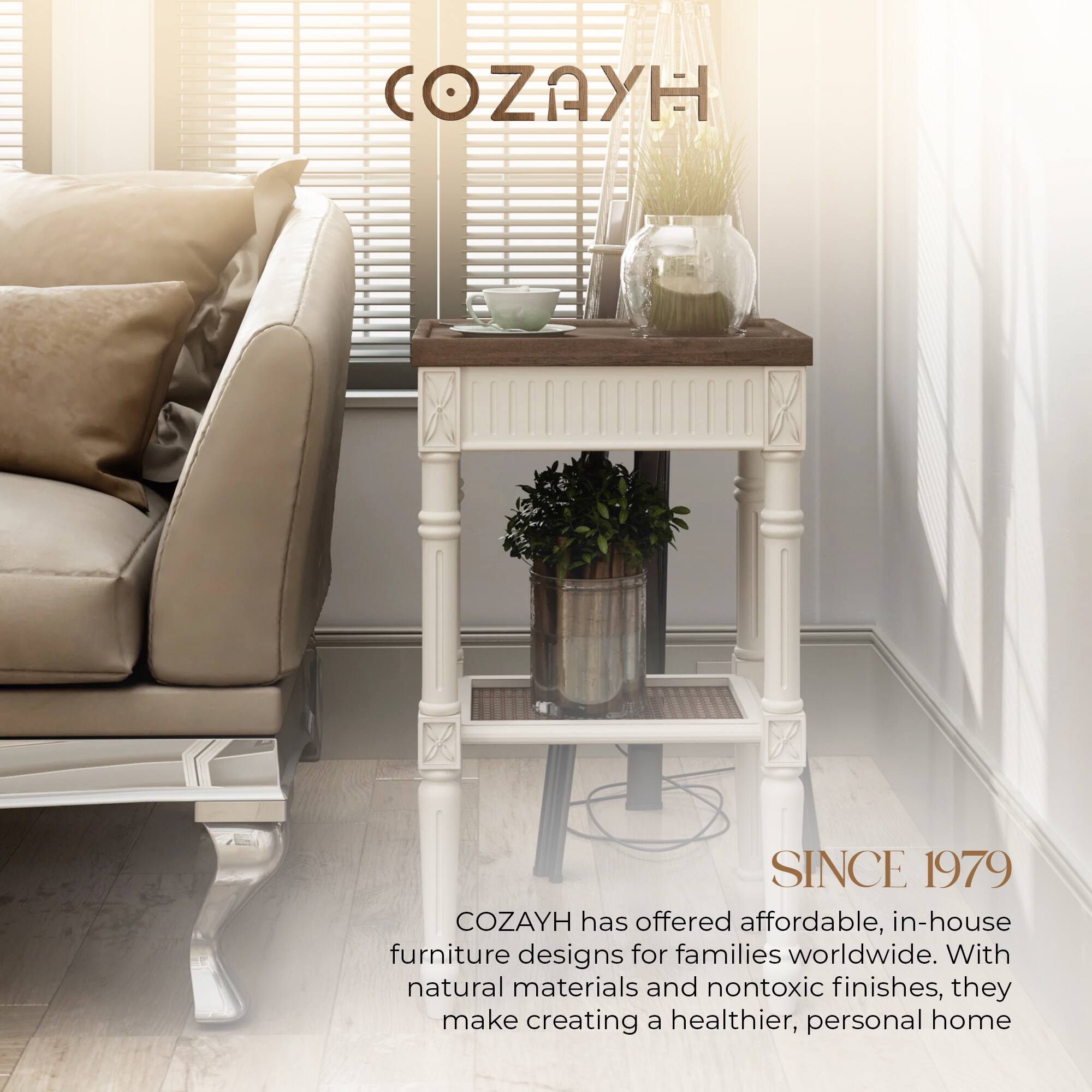 COZAYH SINCE 1979

COZAYH has offered affordable, in-house furniture designs for families worldwide. With natural materials and nontoxic finishes, they make creating a healthier, personal home.