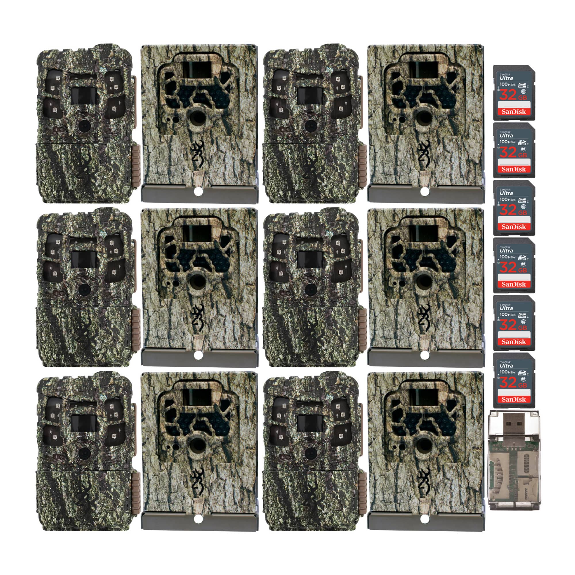 Browning - Command Ops Elite 22 Trail Camera w/Camera Security Box Bundle (6-Pack)
