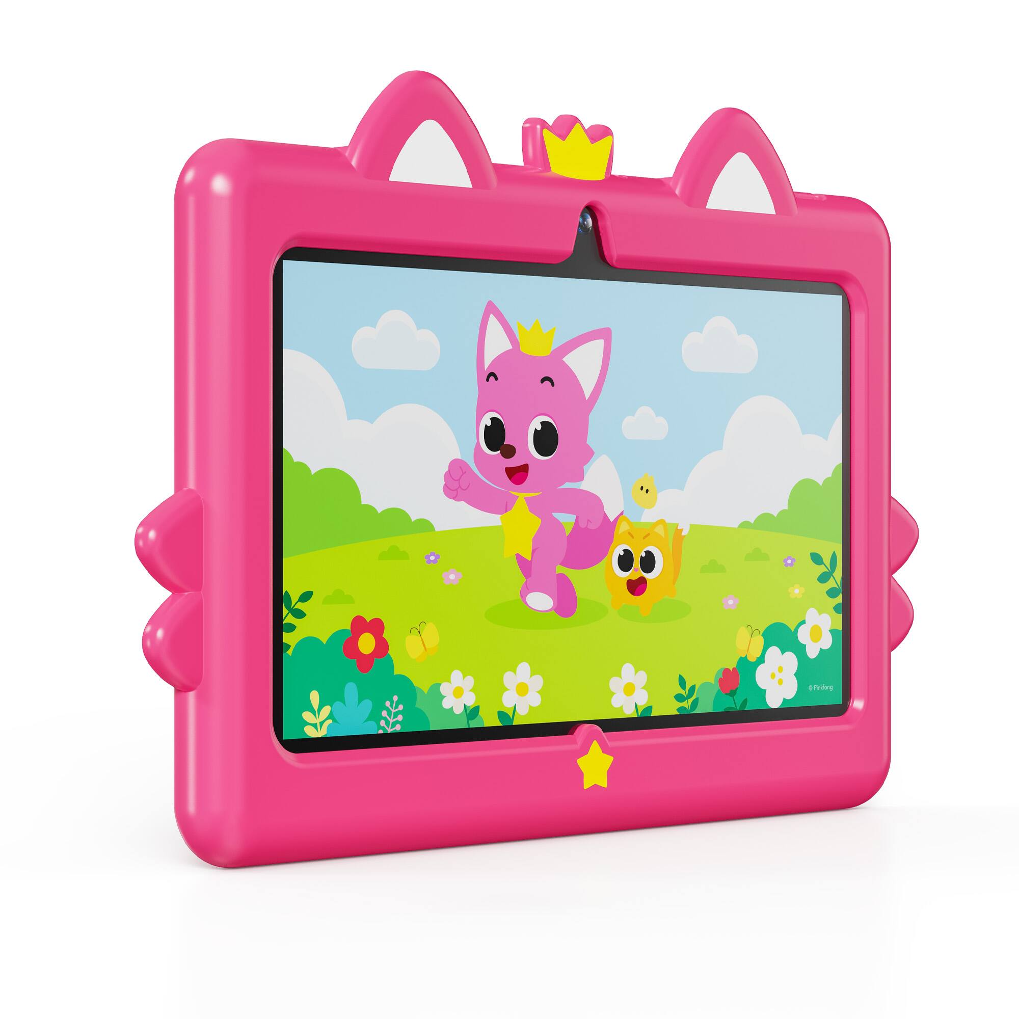 Alt View 4. Contixo - A8 Baby Shark 7-Inch Kids Tablet, 32GB, Android 16, 8 Pinkfong Learning Apps, Parental Controls, Ages 3-12 - Pink Fox.