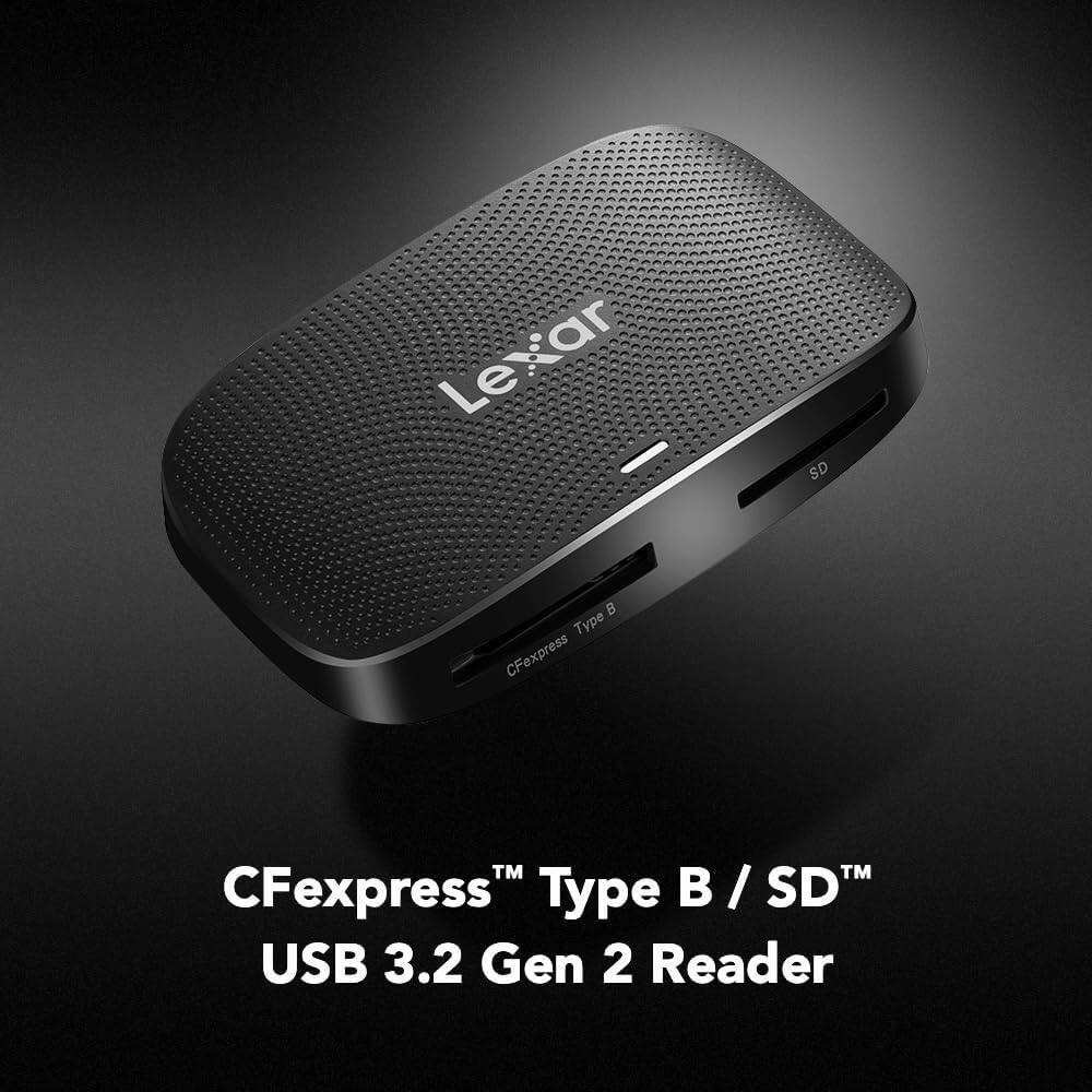 Lexar  
CFexpress™ Type B / SD™  
USB 3.2 Gen 2 Reader