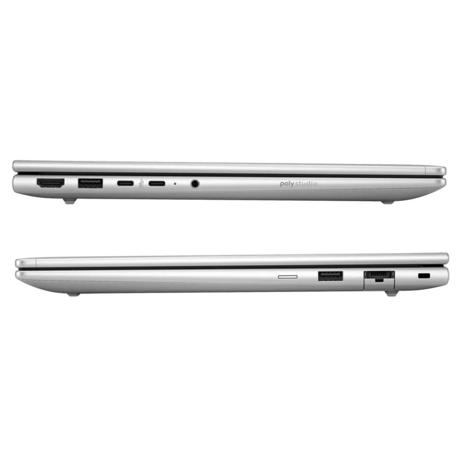 Alt View 4. HP - ProBook 4 G1i 14" WUXGA Intel Core Ultra 5 225U 1.5 GHz 8 GB 256 GB SSD Intel Graphics Windows 11 Pro Laptop - Silver.