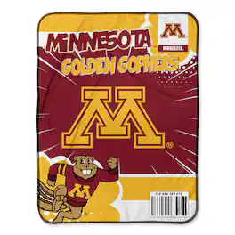 Chad & Jake - Minnesota Golden Gophers 30" x 40" Comic Theme Baby Blanket - Multicolor