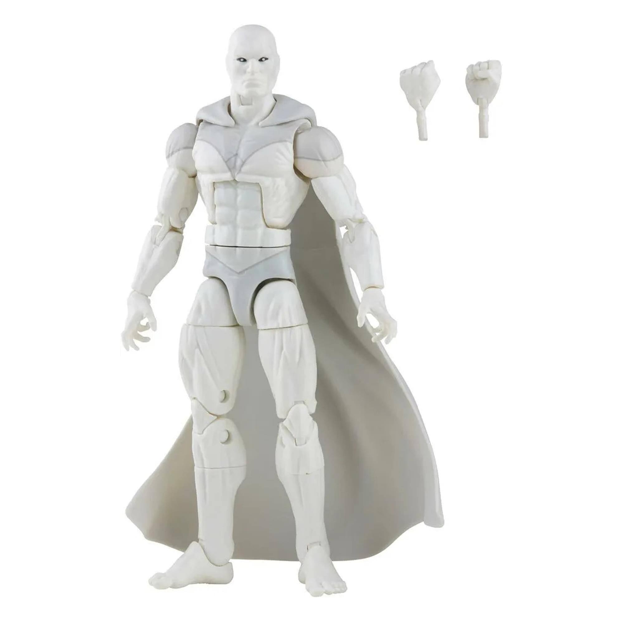 Front. Hasbro - Marvel Legends Retro  6 Inch Action Figure | West Coast Avengers Vision - White.