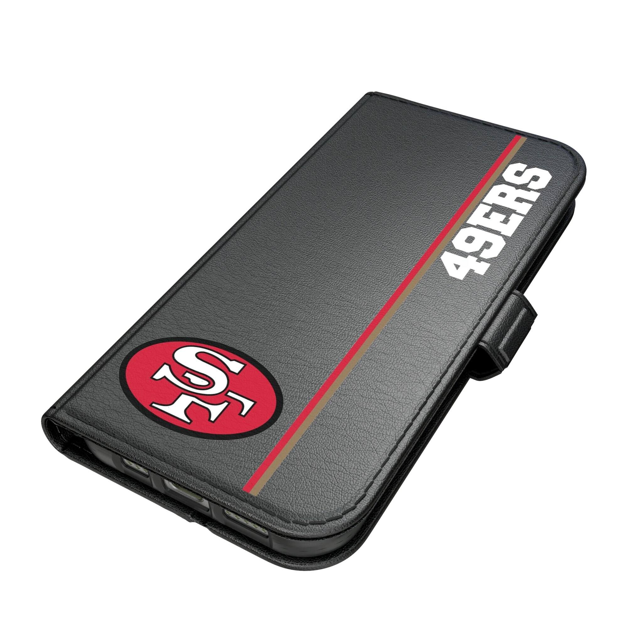 Alt View 1. Keyscaper - San Francisco 49ers iPhone Folio 2.0 Case - 17 Pro - Black.