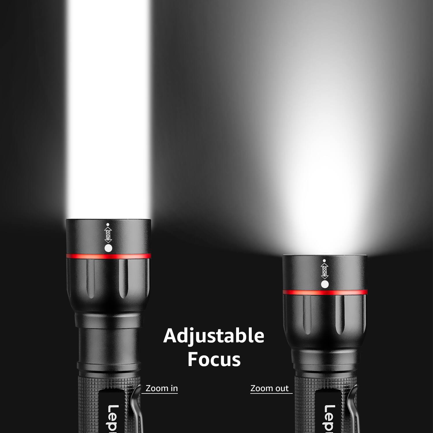 Adjustable Focus  
Zoom in  
Zoom out