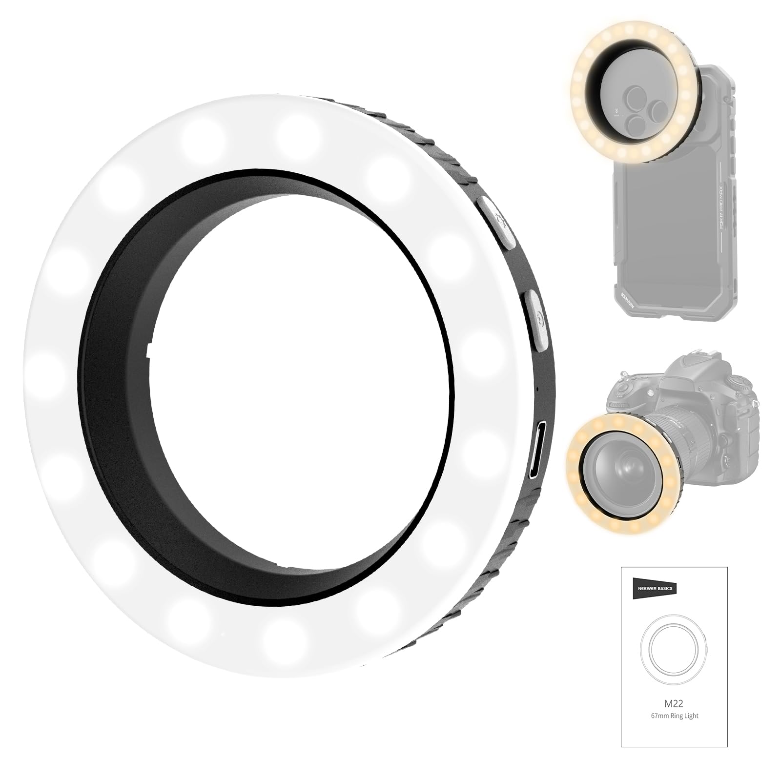 M22 Shome King Light  
67mm Ring Light