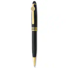Front. Jardine - Black Marshall Thundering Herd Ballpoint Pen - Black.