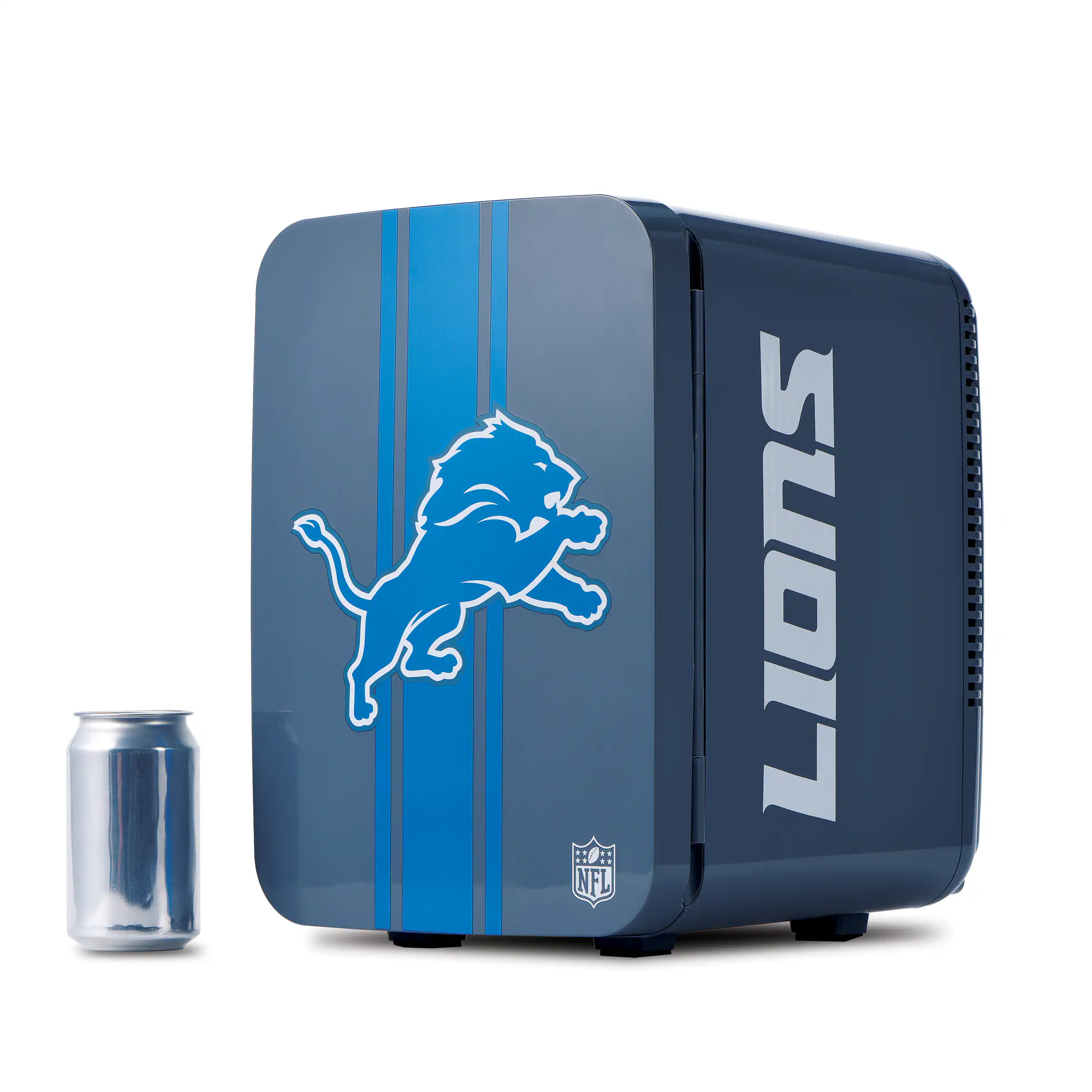 Ukonic NFL Detroit Lions 15 Can Mini Fridge 10L AC/DC Portable ...