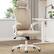 Front. Trinkets Crazed - Ergonomic Office Chair, Home Office Desk Chair with Headrest, High Back Computer Chair with Armrests - Khaki.