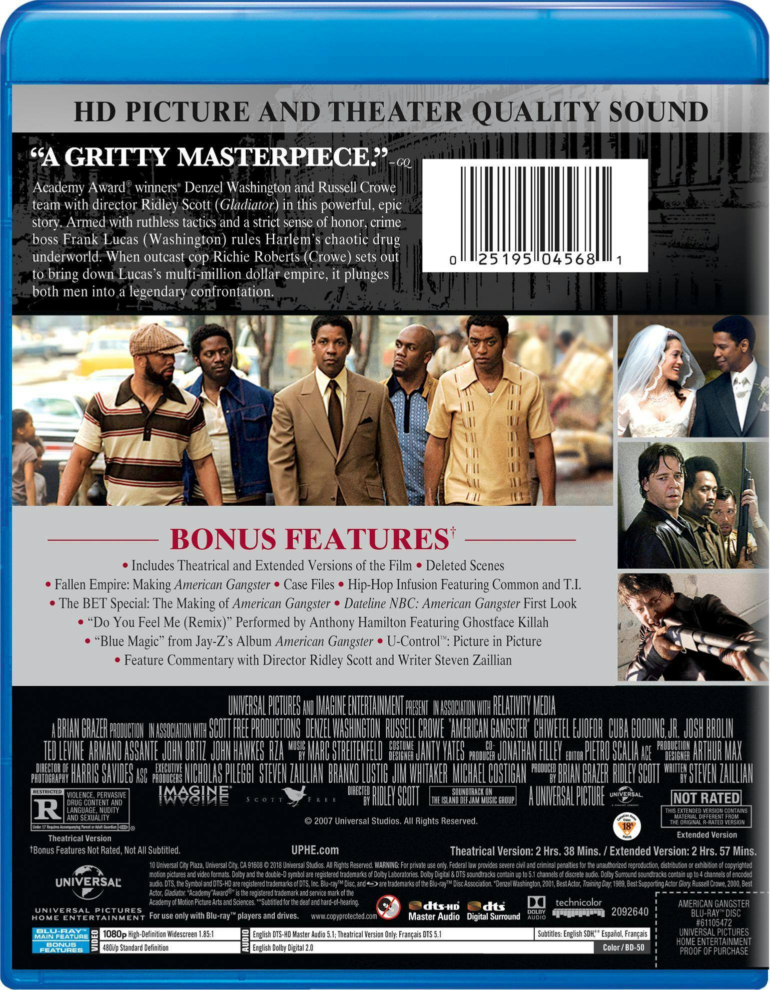 Angle. American Gangster [Blu-ray].