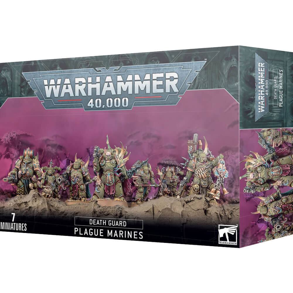 WARHAMMER 40,000  
DEATH GUARD PLAGUE MARINES  
7 MINIATURES