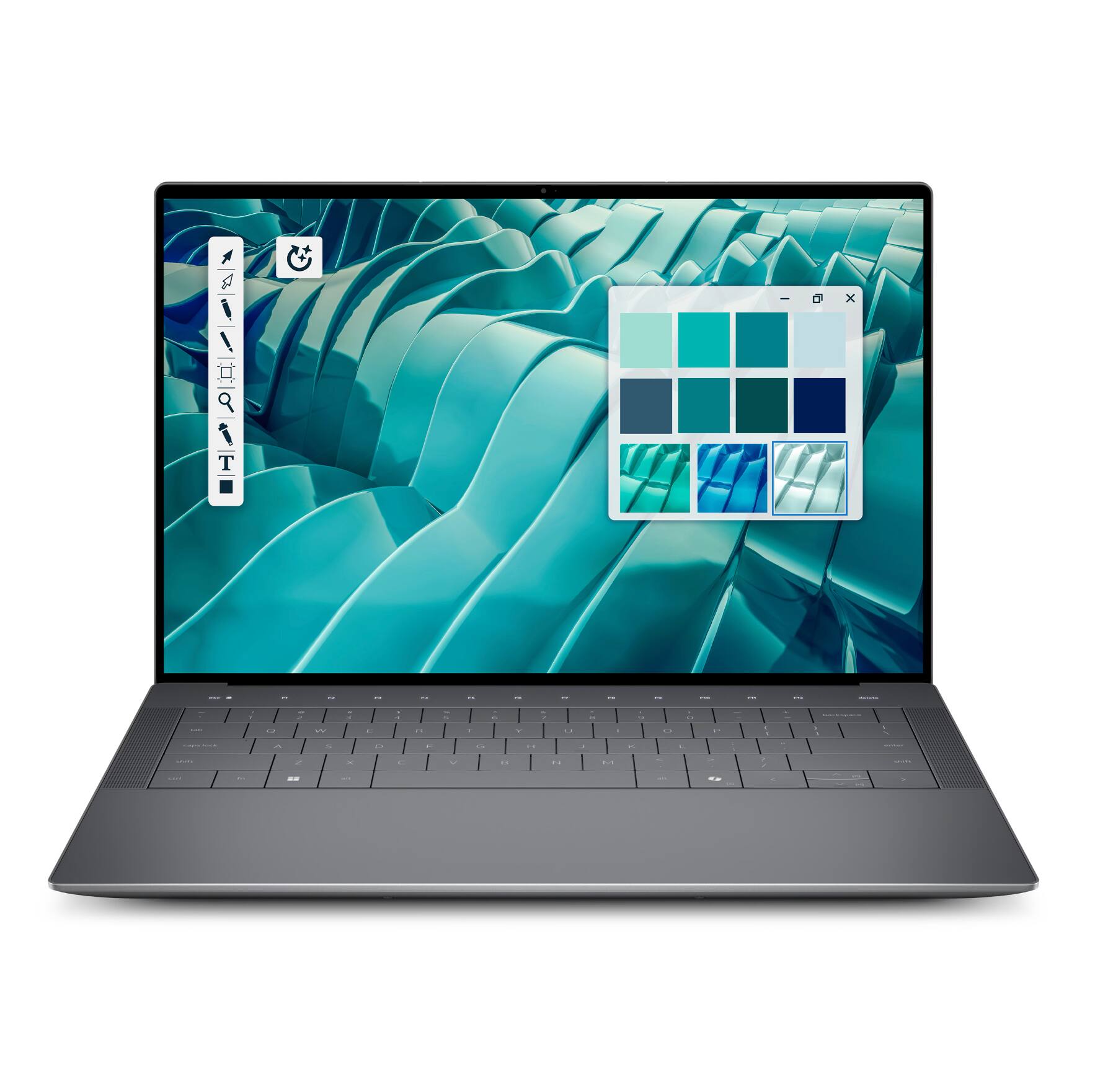 Alt View 7. Dell - XPS 14 DA14250 Laptop 14.5 3.2K Display (Ultra 7-255H, 16GB, 1TB SSD, Win 11 Home) w/Dockztorm Wireless Mouse - Graphite.