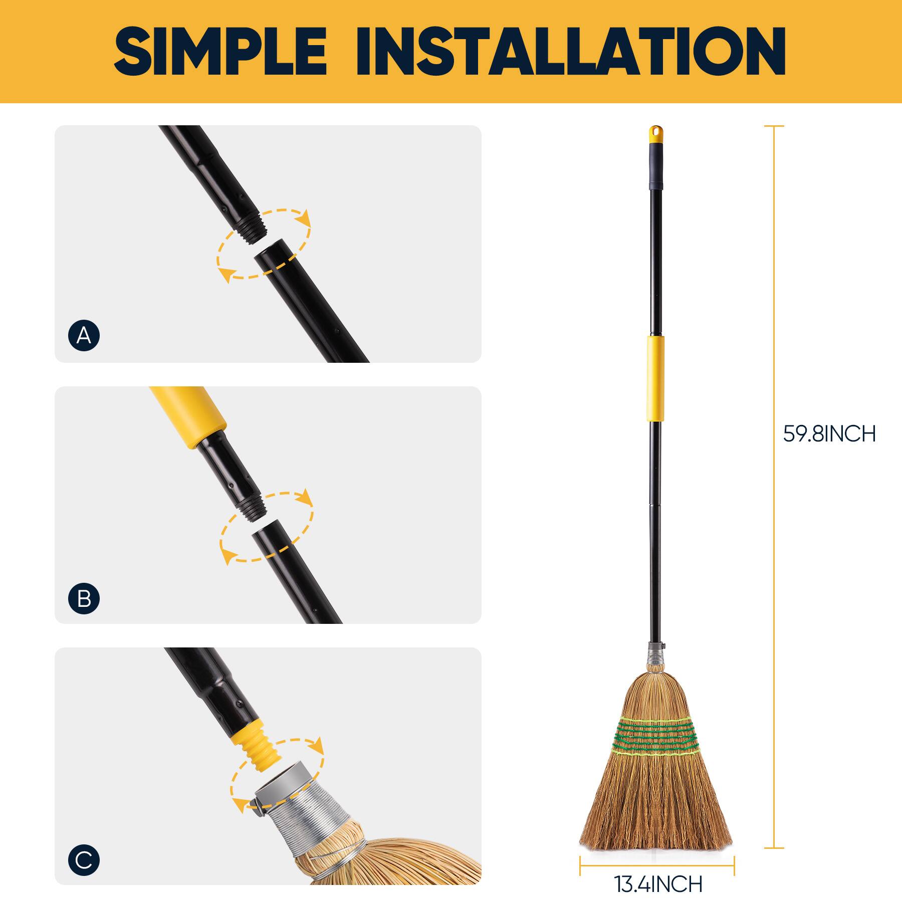 SIMPLE INSTALLATION

A
59.8INCH

B
13.4INCH